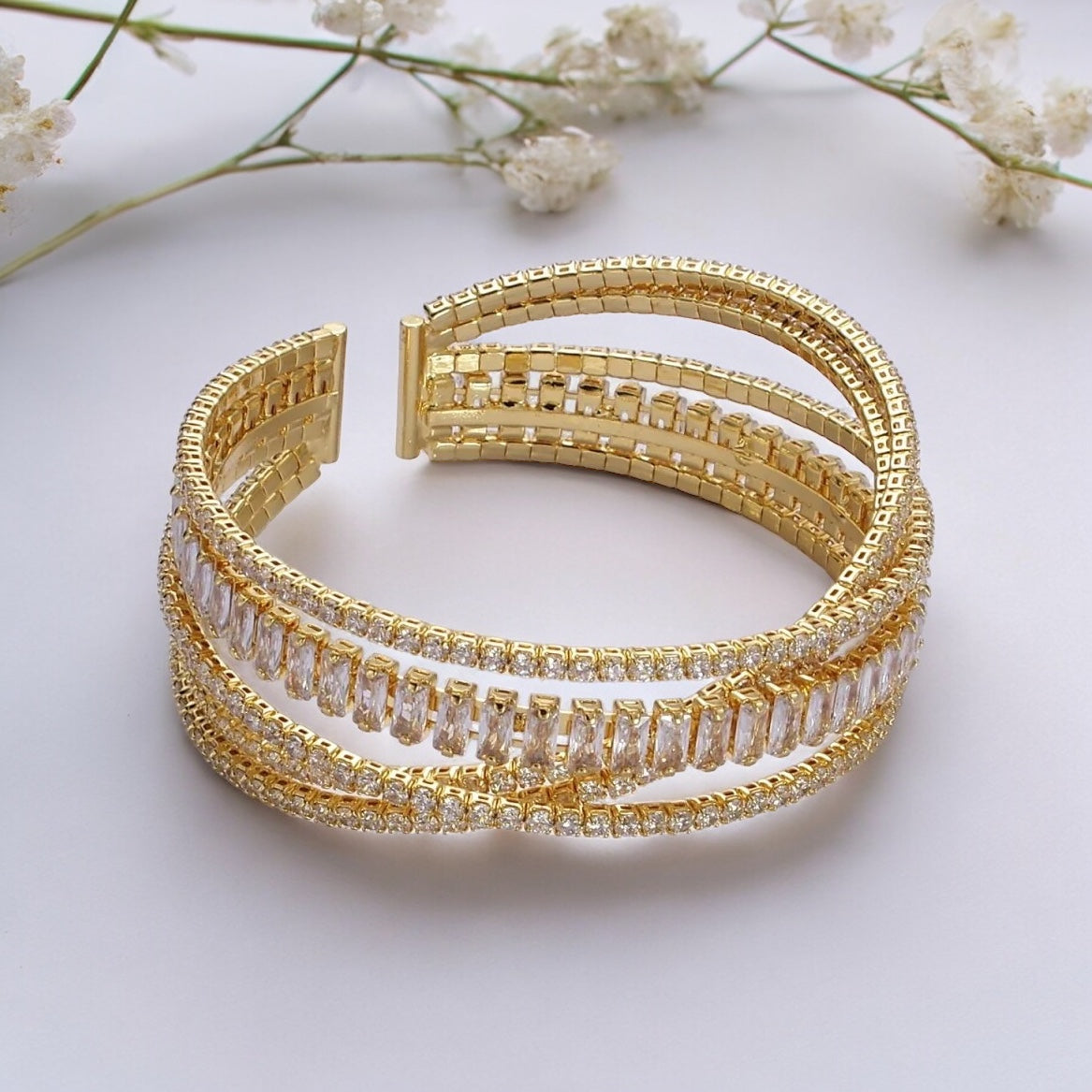 Bracelet manchette Ginevera - Lydieannejewelry