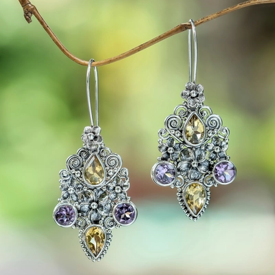 Boucles d'oreilles vintage Secret Garden