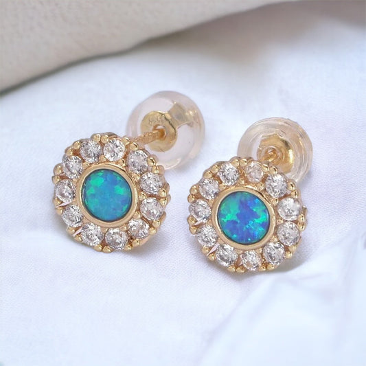 Boucles d'oreilles Concetta Opal - Lydieannejewelry
