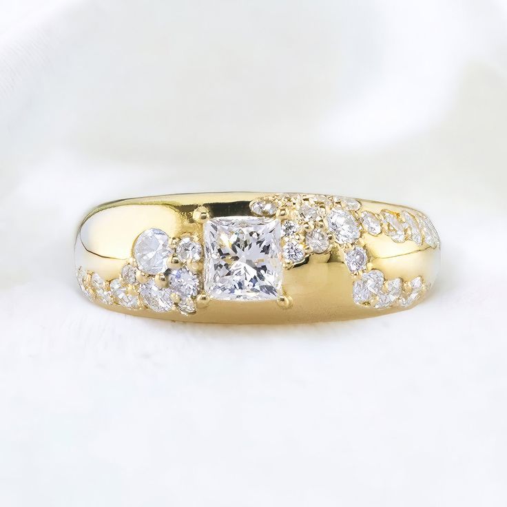 Bague vintage Sparks en or