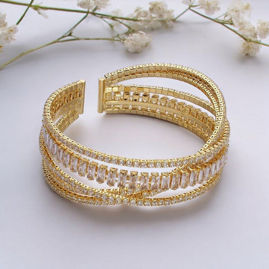 Bracelet manchette Ginevera - Lydieannejewelry