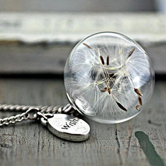 Collier vintage Dandelion Wish