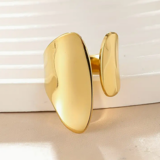 Bague vintage plaquée or