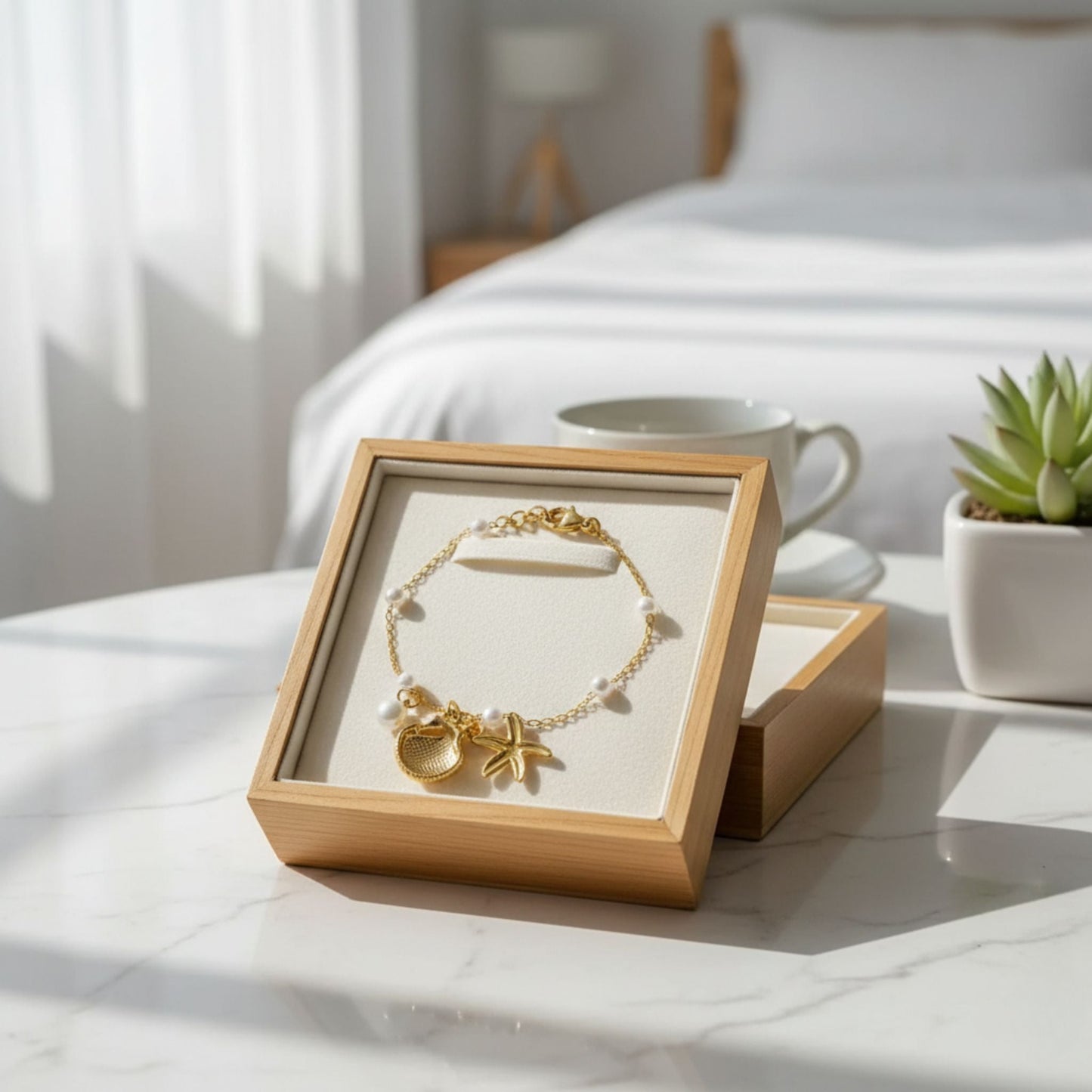 Bracelet Summer Shell & Pearl