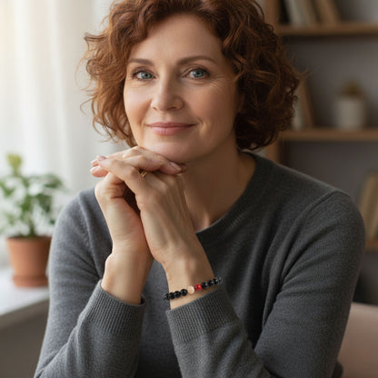Bracelet à perles énergétiques curatives