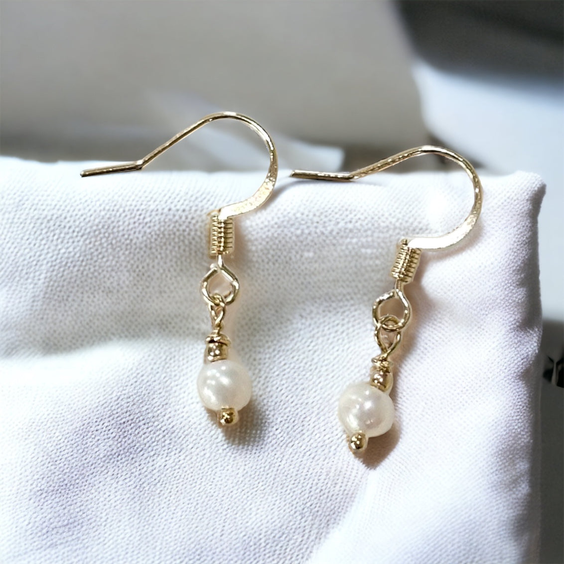 Boucles d'oreilles Greta en perles d'eau douce - Lydieannejewelry