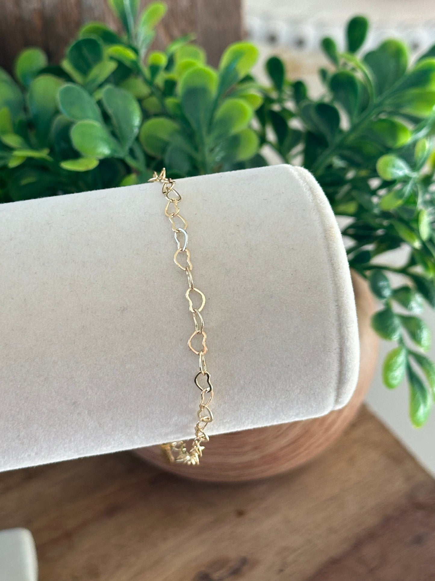 Bracelet Mea Heart Links - Lydieannejewelry