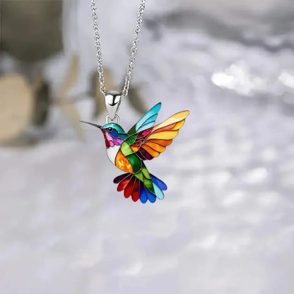 Magnifique collier colibri avec boucles d'oreilles en bonus – Offre à durée limitée