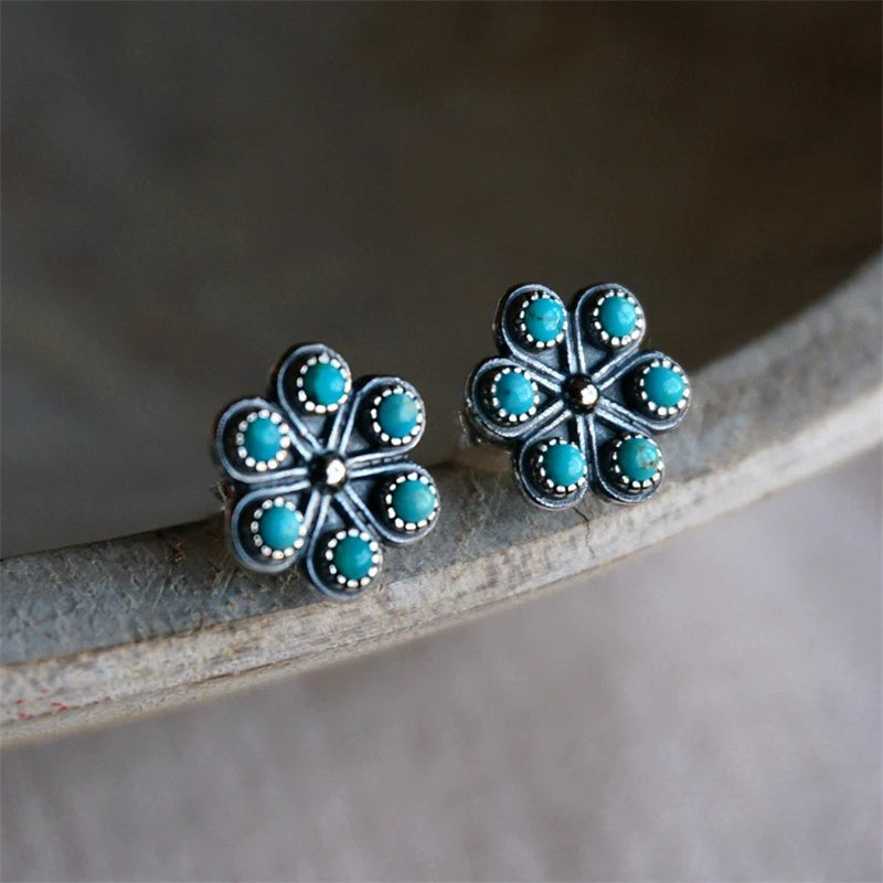 Boucles d'oreilles Blue Boho