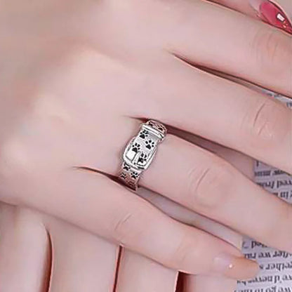 Bague collier mignonne et élégante inspirée des chiens