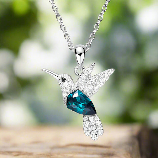 Collier Hummingbird Sparkle avec zircone