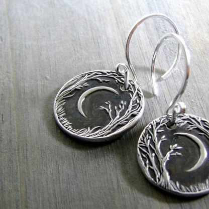 Boucles d'oreilles vintage Moonlight