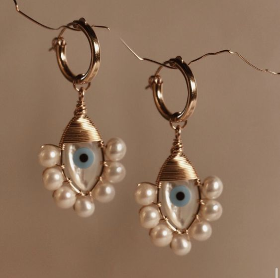 Boucles d'oreilles vintage Nazar Pearl