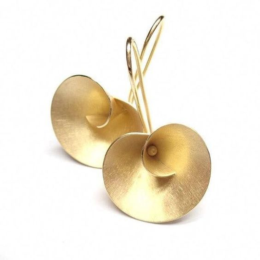 Boucles d'oreilles vintage Golden Blossom
