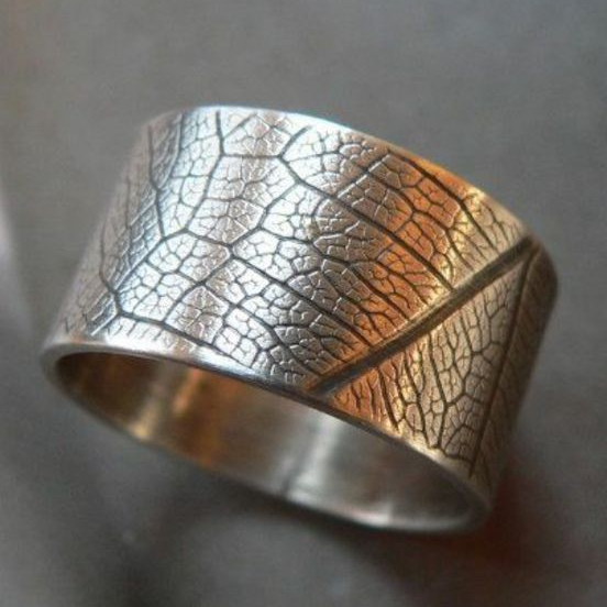 Vintage Silver Textured Ring-Lydieannejewelry