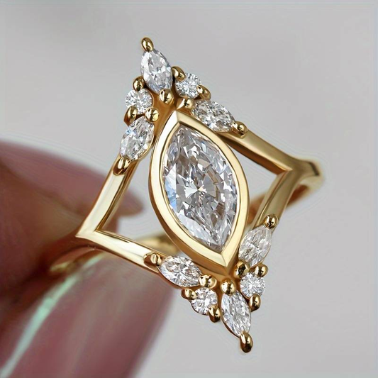 Bague vintage Starlight en or