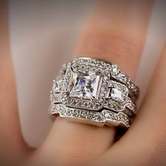 Bague vintage Spark en argent